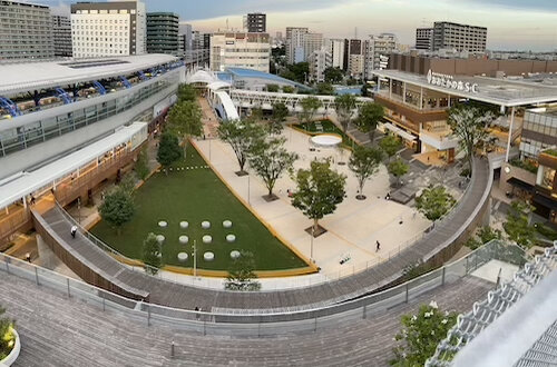 流山おおたかの森駅　南口都市広場
