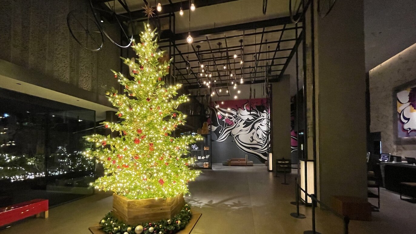 東京ベイ潮見プリンスホテル　クリスマス装飾