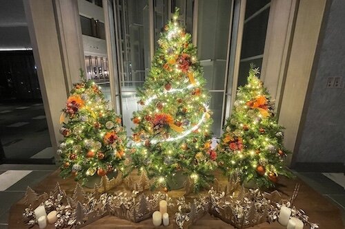 東京ザ・プリンス　パークタワーホテル　クリスマス装飾